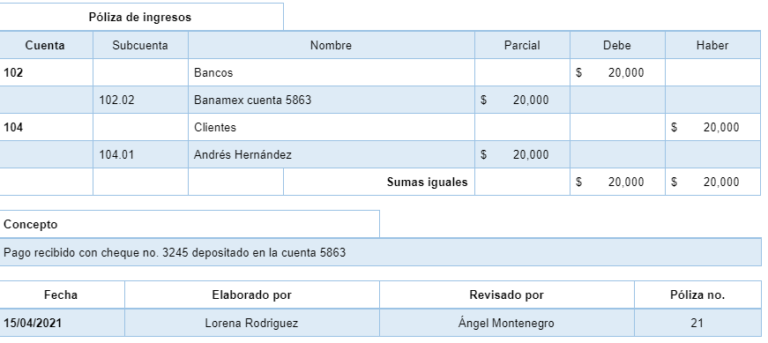 Clase digital 4. Captura de pólizas - Licenciatura en Contador público