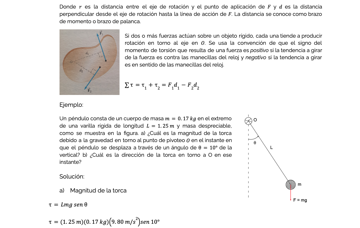 Clase digital 7. Cinemática y dinámica del cuerpo rígido (Movimiento